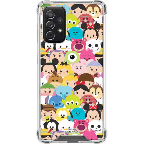 Disney Tsum Tsum Close up Characters Galaxy A72 5G Clear Case